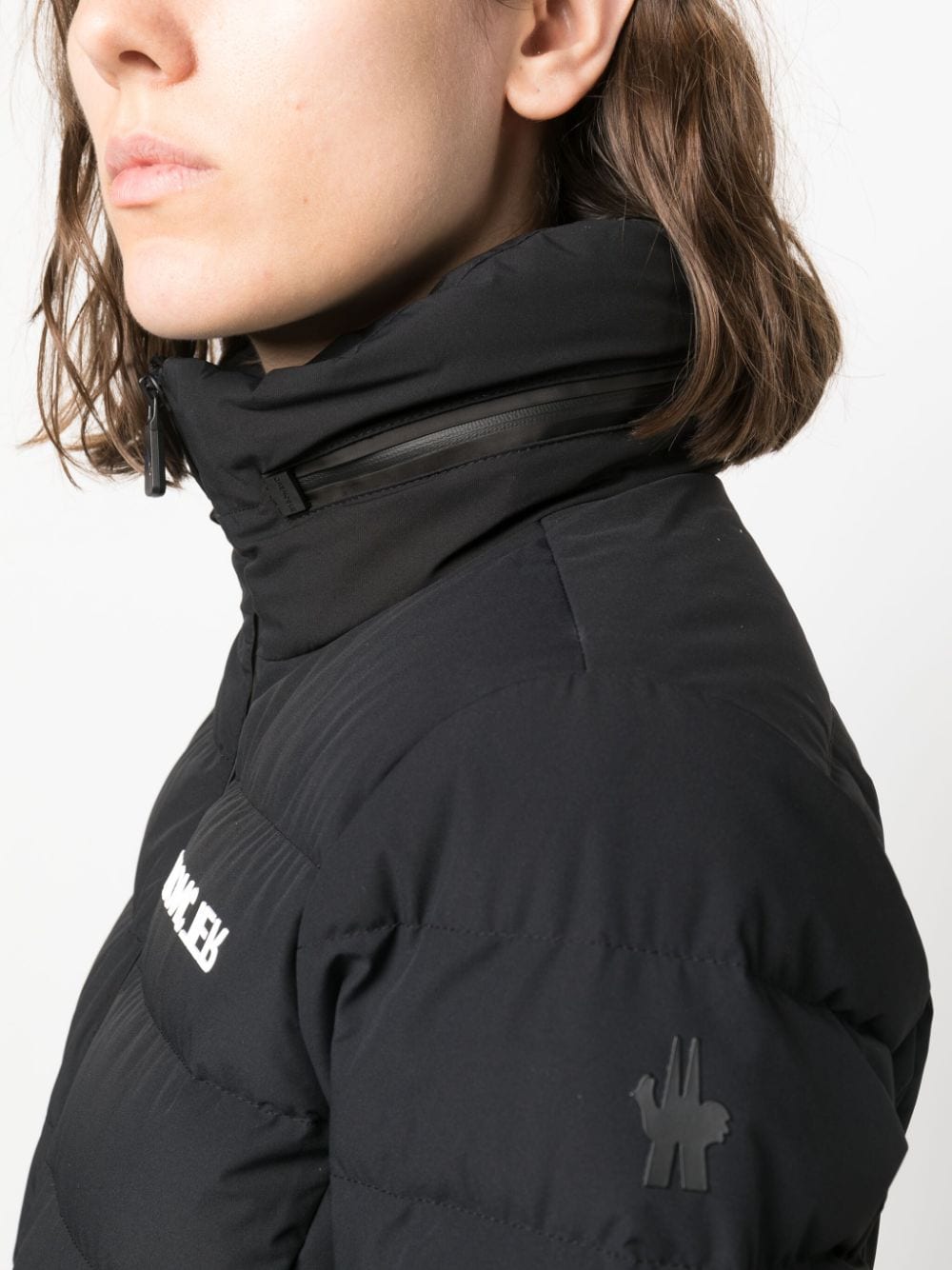 Moncler Grenoble, Bettex short jacket, Women’s luxury jacket, Black winter jacket, High-end fashion