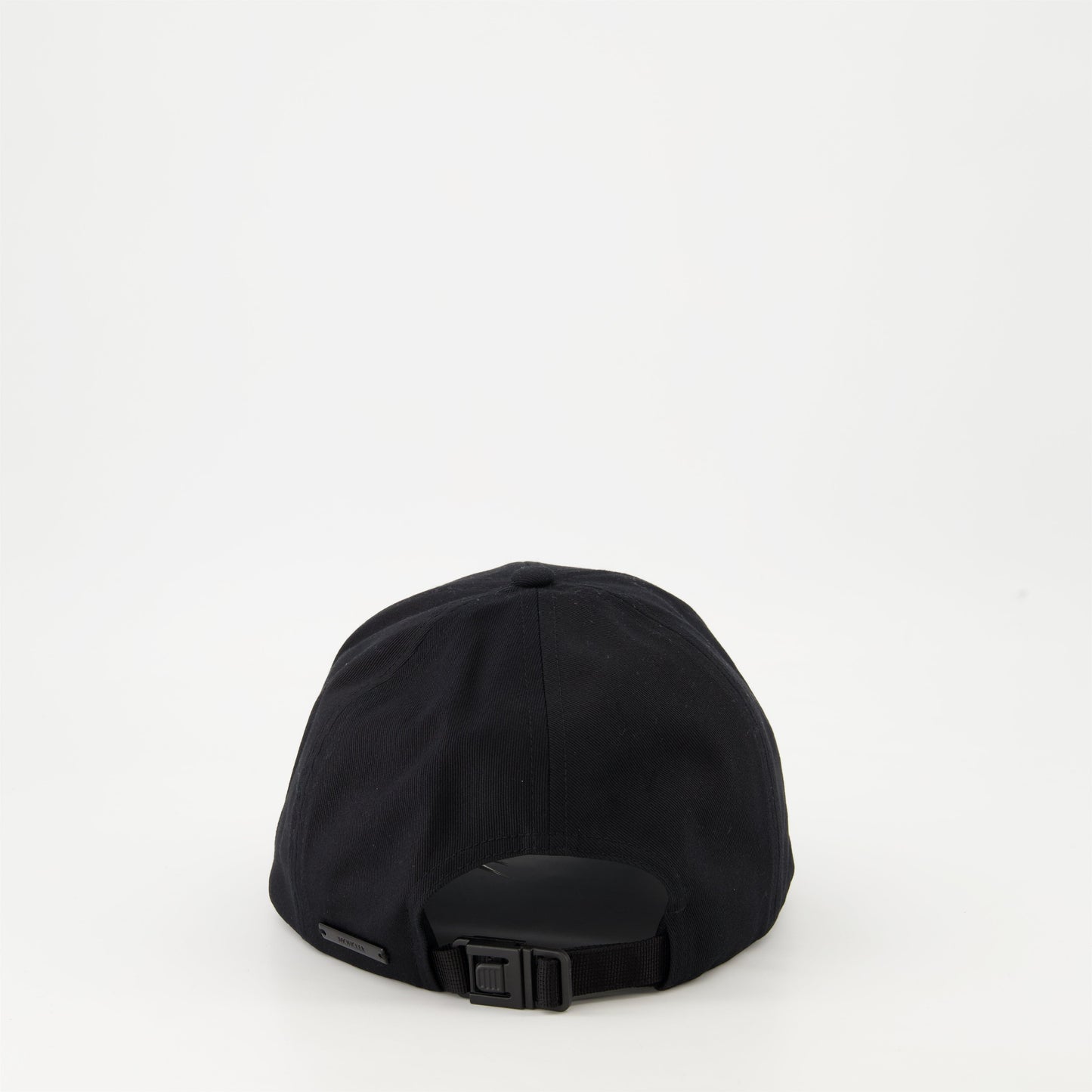 Black logo cap, Moncler, luxury cap, cotton cap, Autumn-Winter 2024