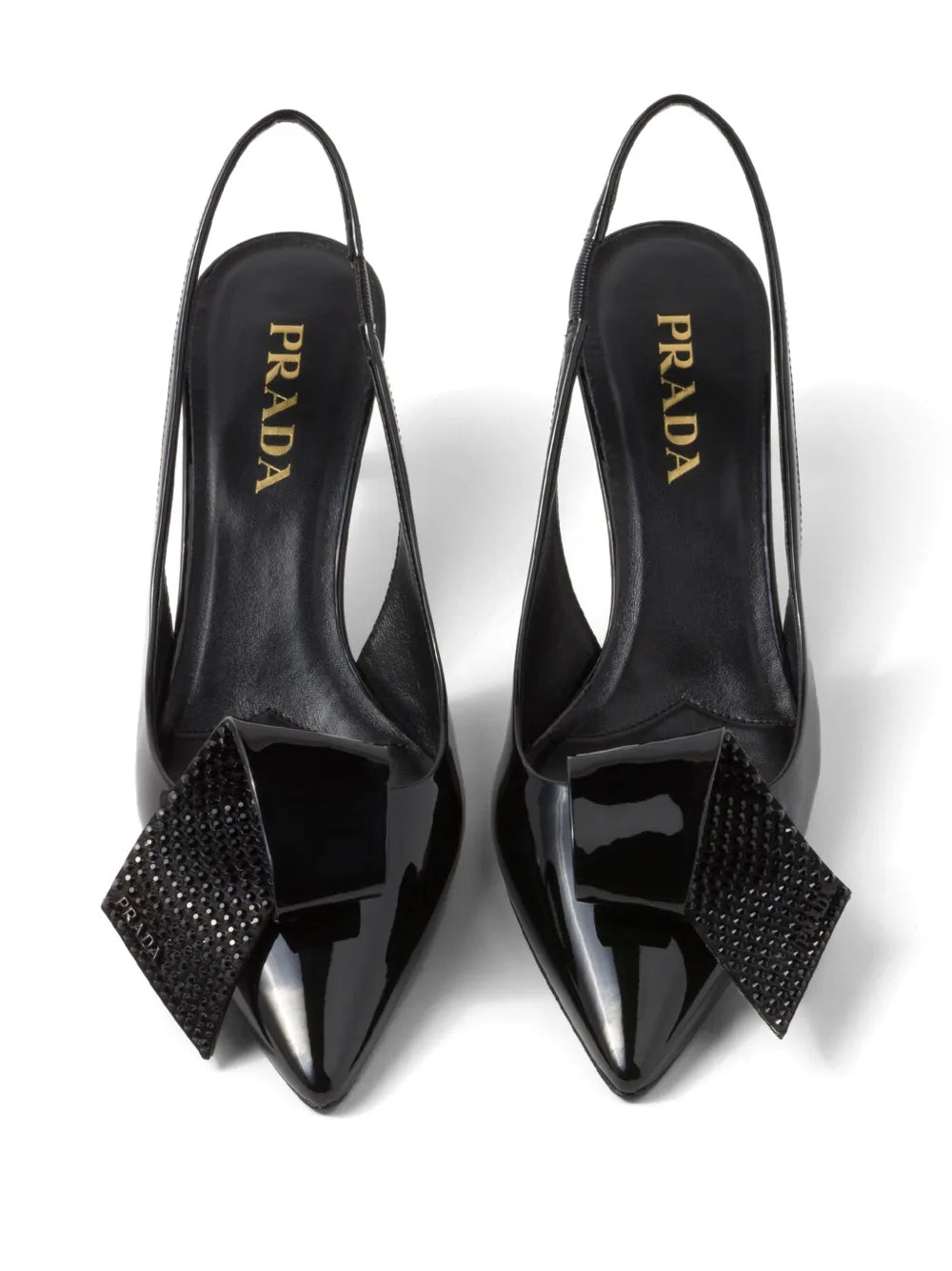 Prada pumps, black patent leather shoes, luxury footwear, high heel pumps, designer shoes