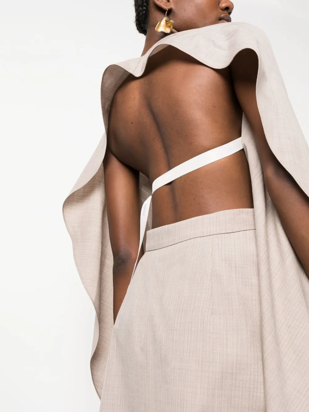 Bilde av ullkjole fra Fendi for kvinner - Sesong Høst-Vinter 2023 - Detaljvisning 7