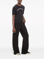 블랙 메시 베이스볼 티셔츠