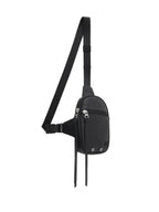 Image of Grained Leather Canvas Messenger Bag by Courreges for Men - Season Autumn-Winter 2024 - Detail View 6