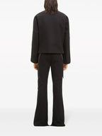 Image of Black Denim Biker Jacket by Courreges for Men - Season Spring-Summer 2024 - Detail View 6