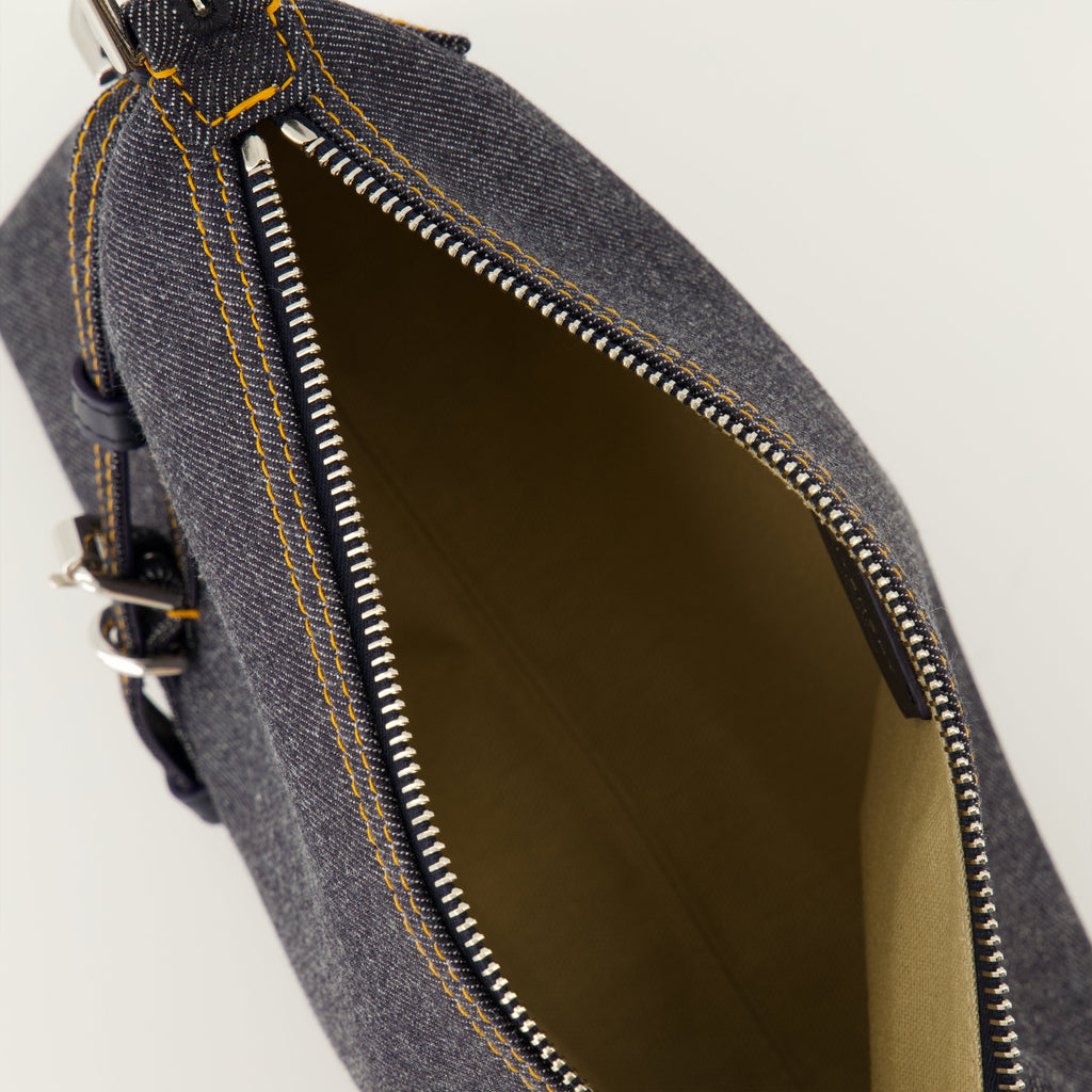 Bilde av Voyou Mini Denim Bag av Givenchy for kvinner - Sesong Høst-Vinter 2025 - Detaljvisning 2