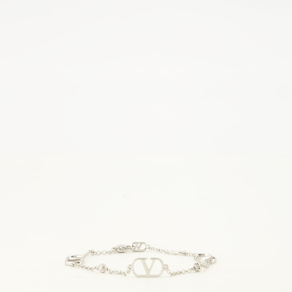 VLogo-Armband aus Metall