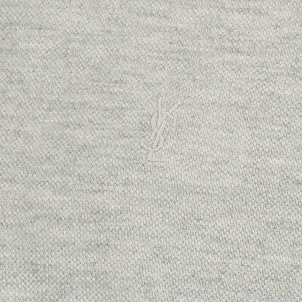 Image of YSL Grey T-Shirt by Saint Laurent for Men - Season Spring-Summer 2026 - Detail View 1