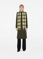 plaid scarf, cashmere, Check Collection, fall winter 2024, vintage charm
