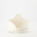 leather belt, Lanny belt, white belt, corset design, fashion accessory