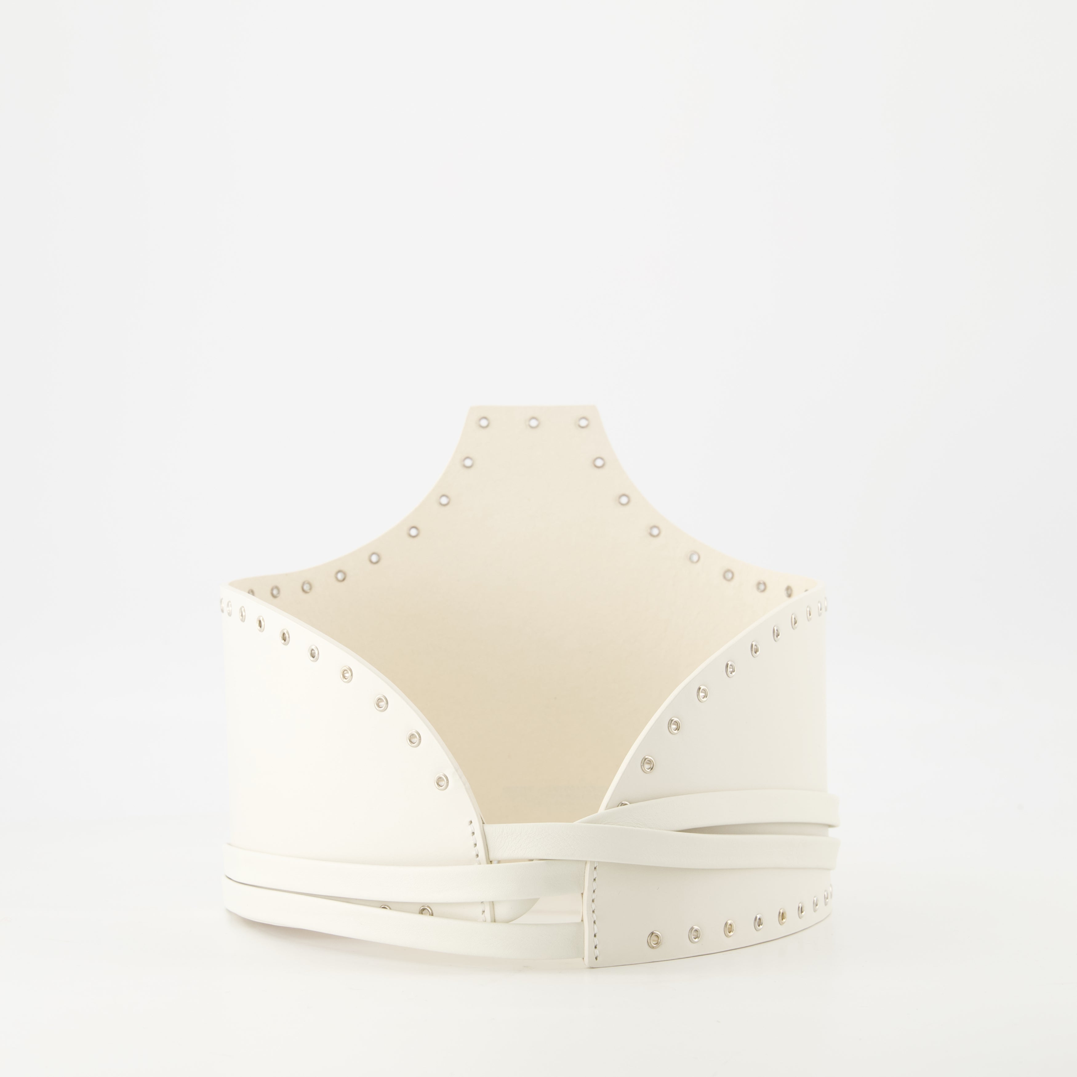 leather belt, Lanny belt, white belt, corset design, fashion accessory