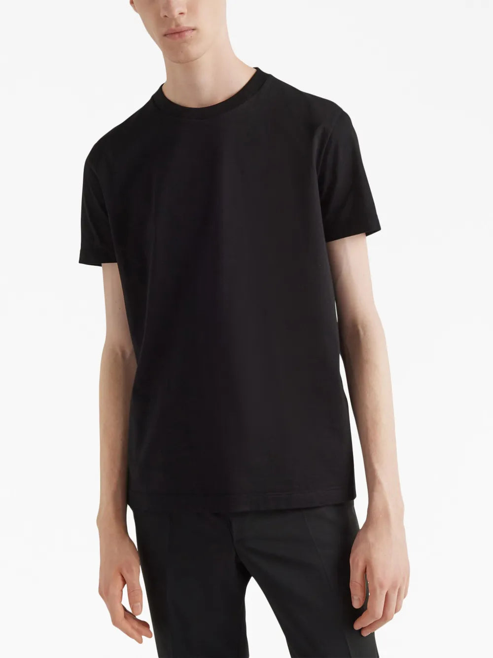 Prada body shirts, black cotton, luxury essentials, fall-winter collection, sophisticated apparel