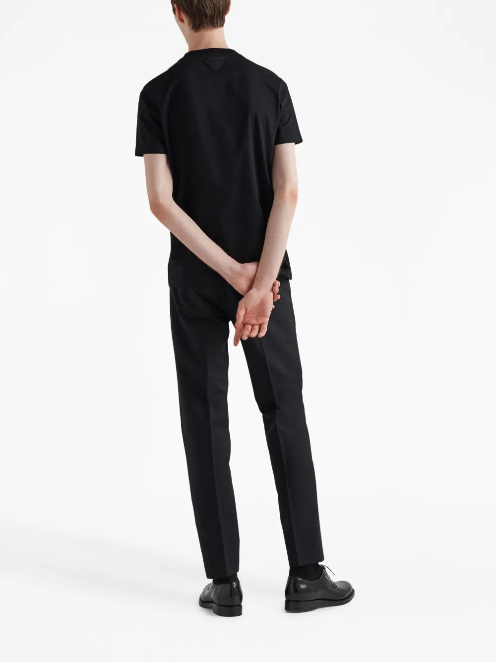 Prada body shirts, black cotton, luxury essentials, fall-winter collection, sophisticated apparel