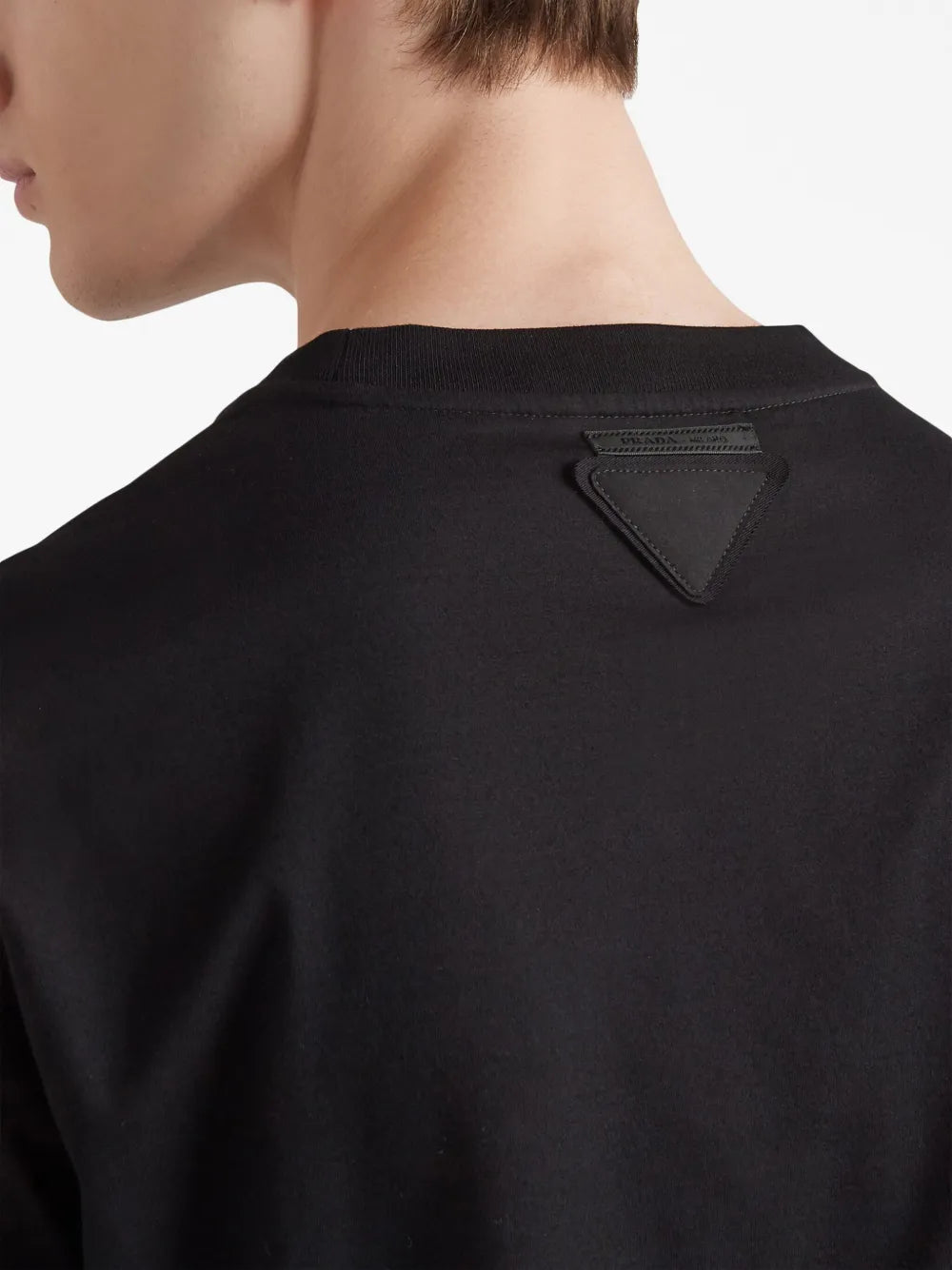 Prada body shirts, black cotton, luxury essentials, fall-winter collection, sophisticated apparel