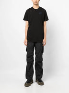 Image of Moncler White Logo T-Shirt by Moncler for Men - Season Spring-Summer 2024 - Back View