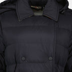 Burberry down jacket, long nylon jacket, autumn-winter outerwear, women's jackets, stylish outerwear