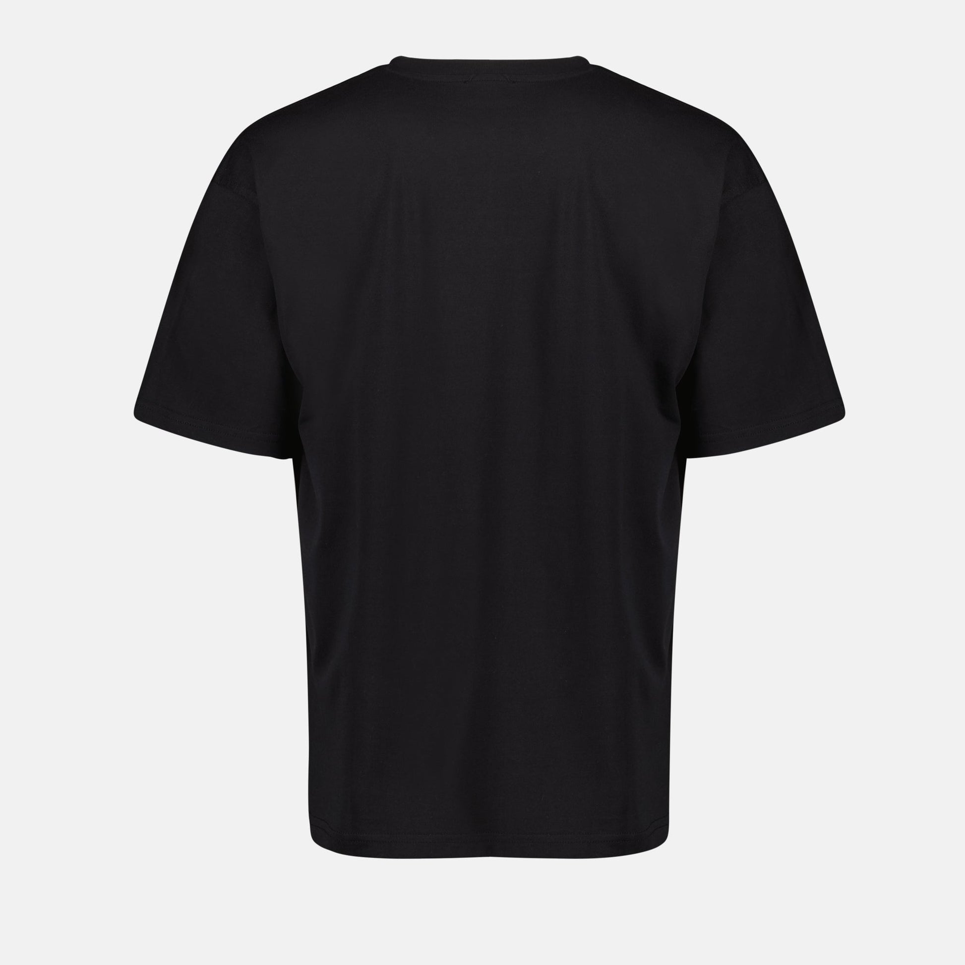 Black T-shirt, Round Neck T-shirt, Cotton T-shirt, Stylish Men’s Top, Fall-Winter Clothing