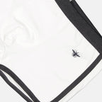 cotton boxer shorts, Dior, embroidered bee, elegant loungewear, designer underwear