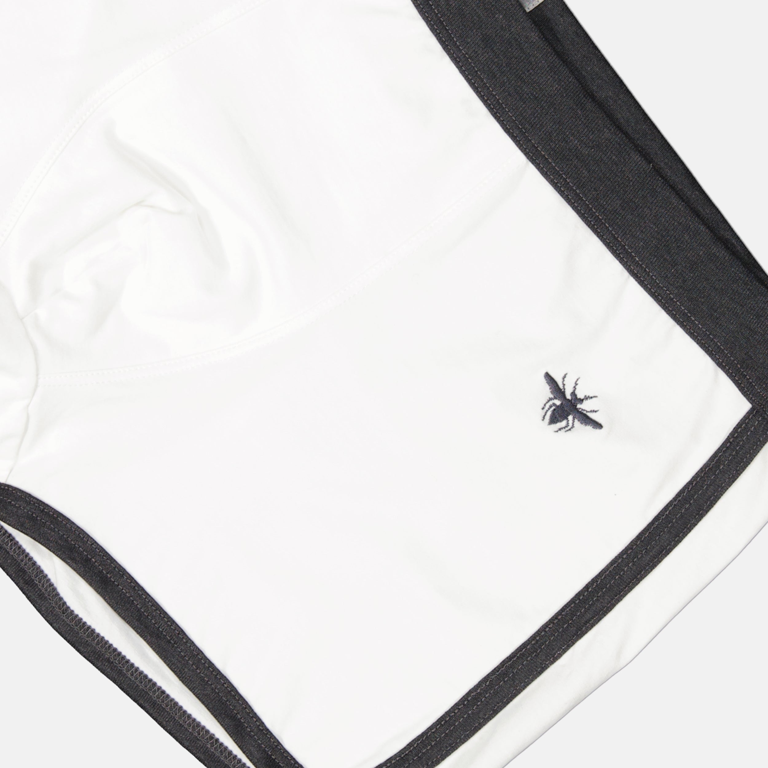 cotton boxer shorts, Dior, embroidered bee, elegant loungewear, designer underwear