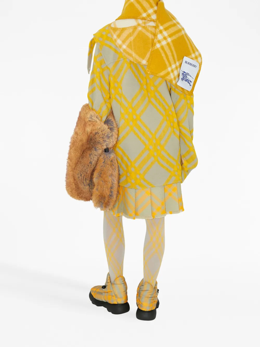 Kilt en Laine Jaune et Verte