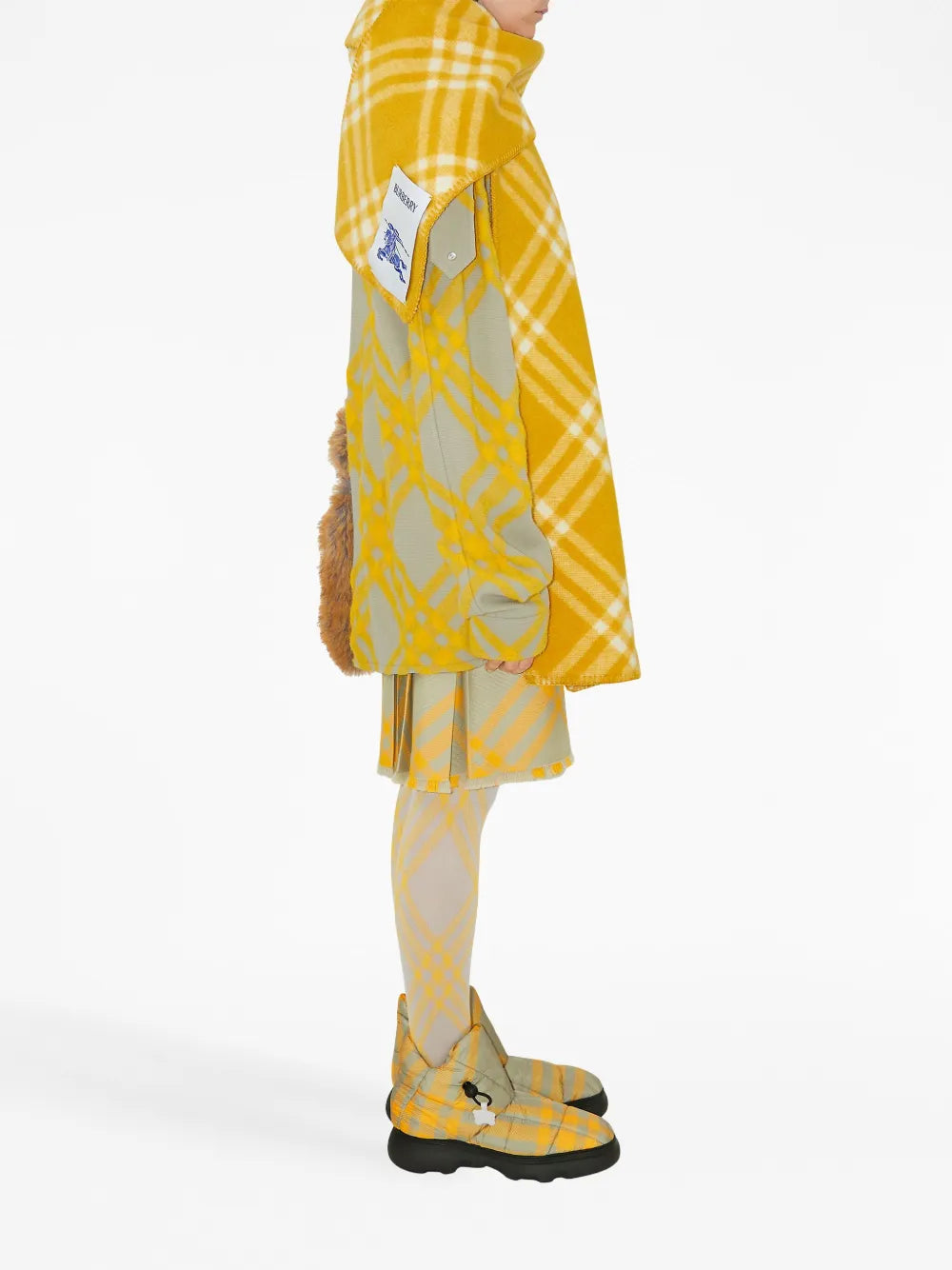 Kilt en Laine Jaune et Verte