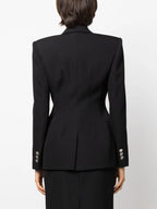Image of Wool Blazer by Versace for Women - Season Autumn-Winter 2023 - Model view 7