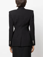 Image of Wool Blazer by Versace for Women - Season Autumn-Winter 2023 - Model view 5