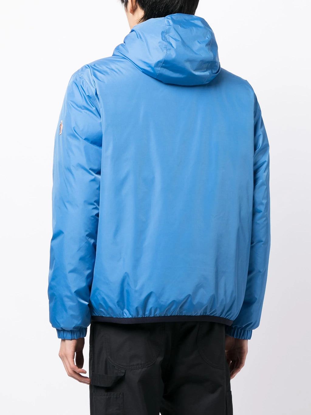 Image of Reversible Puffer Jacket Rosiere Blue-Green by Moncler Grenoble for Men - Season Autumn-Winter 2023 - Model view 5
