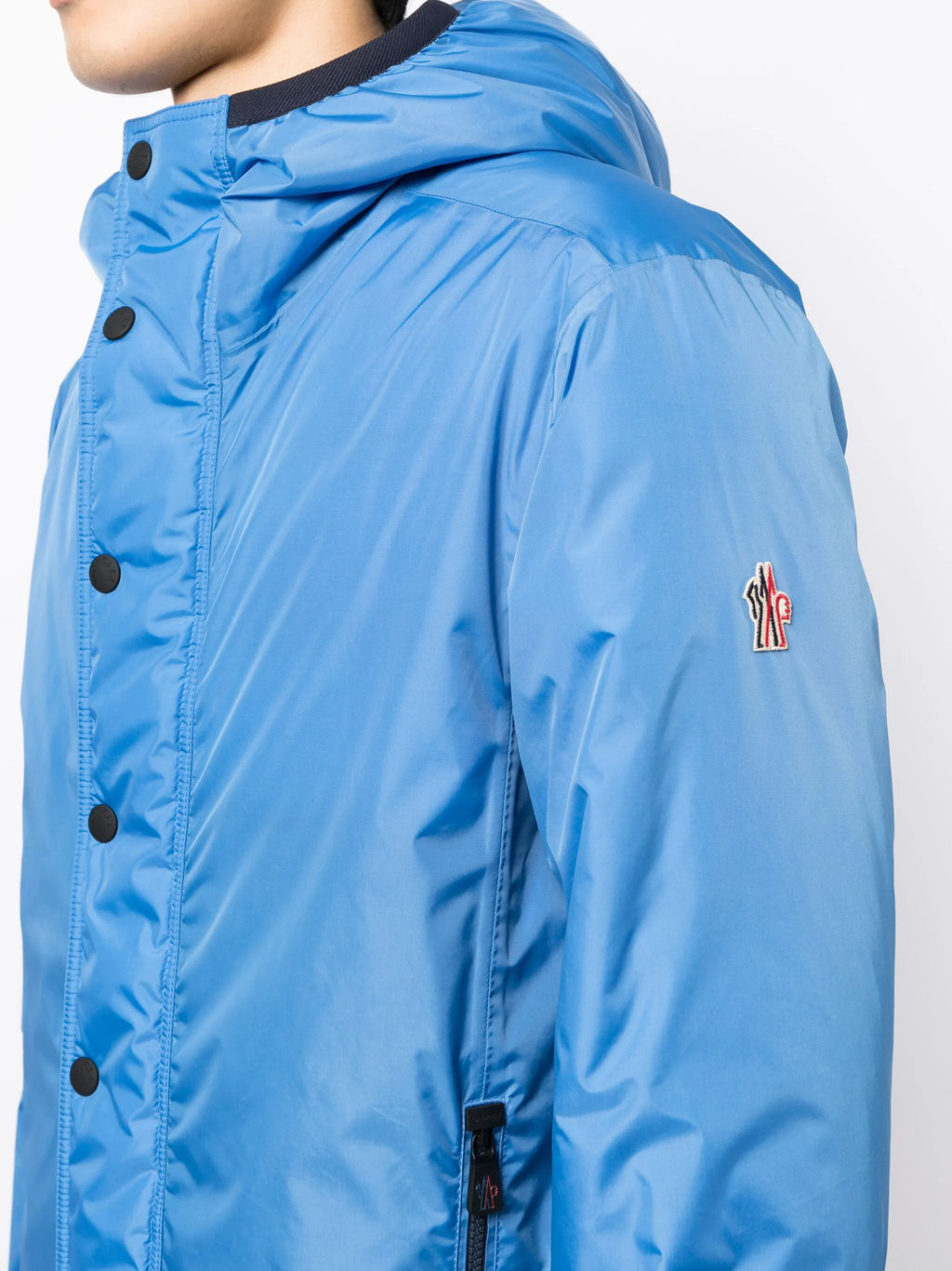 Image of Reversible Puffer Jacket Rosiere Blue-Green by Moncler Grenoble for Men - Season Autumn-Winter 2023 - Model view 6