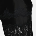 Midi Jersey and Lace Skirt