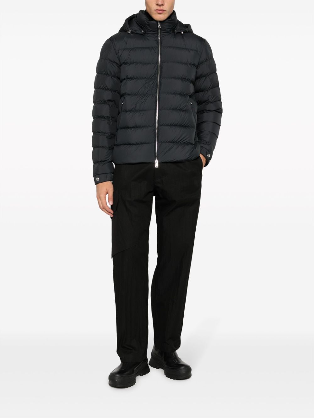 Moncler, Doudoune Arneb, Men's puffer jacket, Luxury outerwear, Black winter jacket