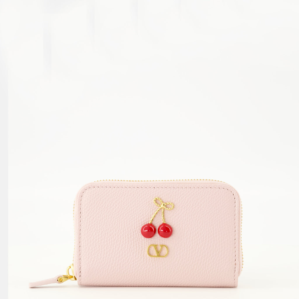 Mini-Zipper Geldbörse Cherryfic Pink