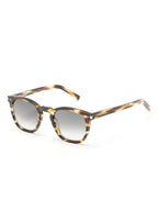 Image of Bold 28 Sun Tortoise Shell Sunglasses by Saint Laurent for Unisex - Season Autumn-Winter 2023 - Back View