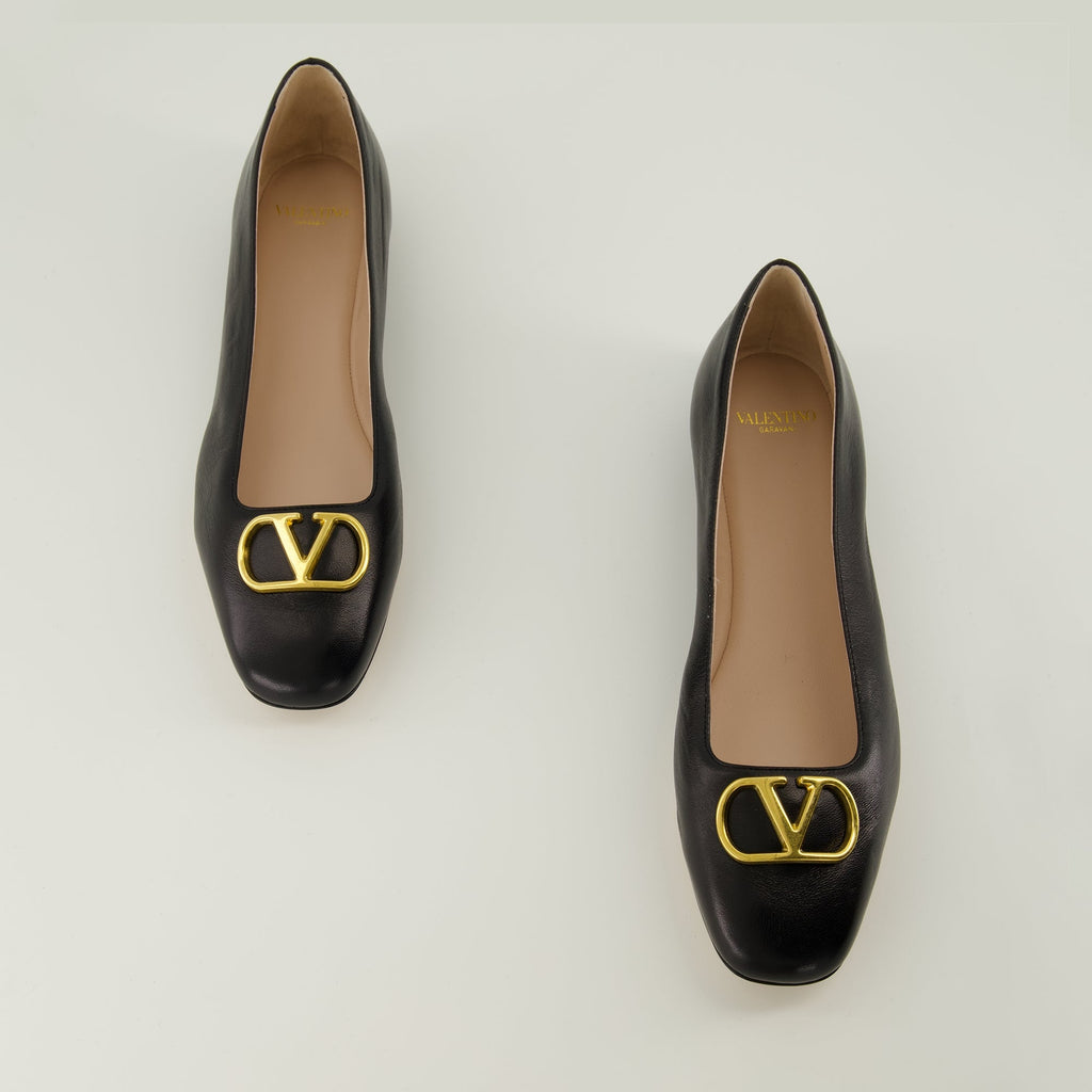 Ballerine VLogo Noire