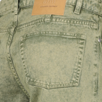 Ami Paris jeans, kaki denim, straight cut jeans, five pocket design, elegant casual wear