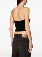 Immagine del crop-top nero M-Clarksvillex di Diesel per donne - Stagione Autunno-Inverno 2024 - Vista dettagli 6