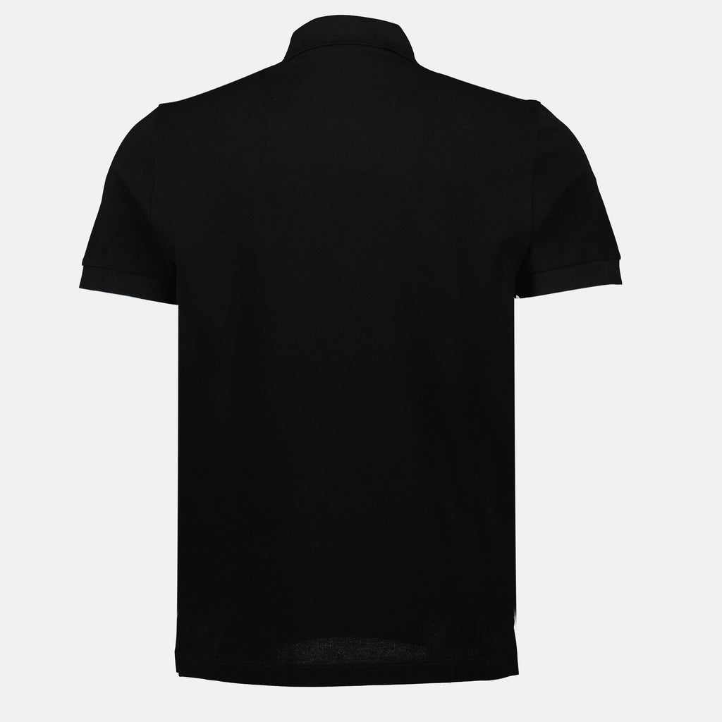 black pique cotton polo fendi men 15241373778300