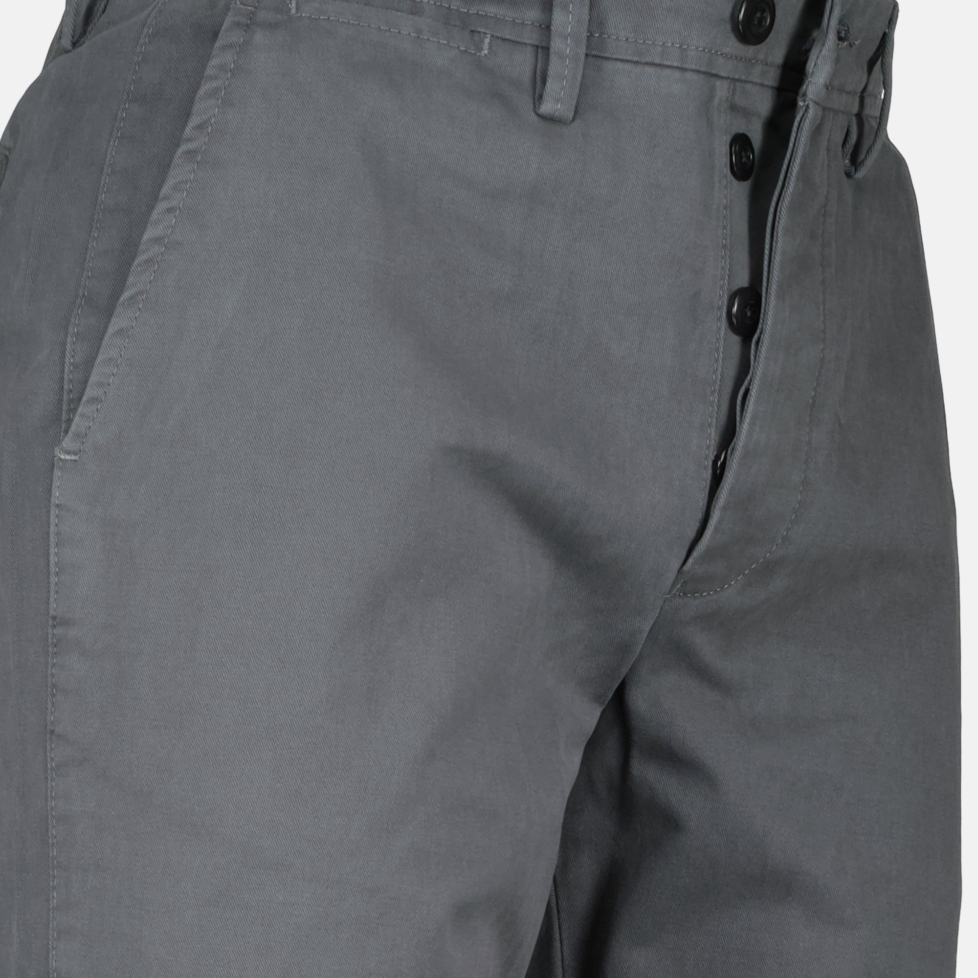 chino pants, Officine Générale, gray pants, straight cut chinos, cotton clothing