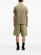 Light Green Polo, Ami de Coeur Polo, AMI Paris Clothing, Luxury Polo Shirt, Designer Polo