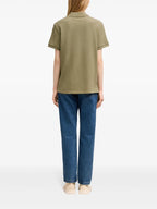 Light Green Polo, Ami de Coeur Polo, AMI Paris Clothing, Luxury Polo Shirt, Designer Polo