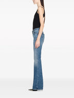 Image of Flared Washed Jeans by Off-White for Women - Season Autumn-Winter 2023 - Detail View 1