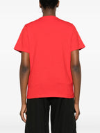 1. Coperni T-shirt2. Red logo T-shirt3. Luxury casual wear4. Designer T-shirt 5. Premium women’s fashion