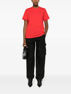 1. Coperni T-shirt2. Red logo T-shirt3. Luxury casual wear4. Designer T-shirt 5. Premium women’s fashion