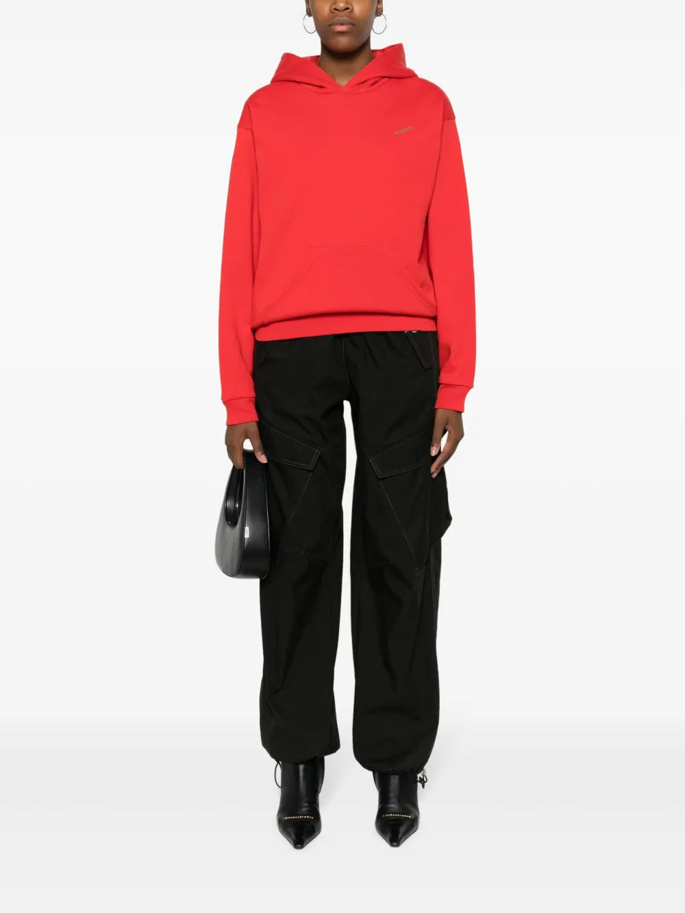 Red Hoodie with C Logo