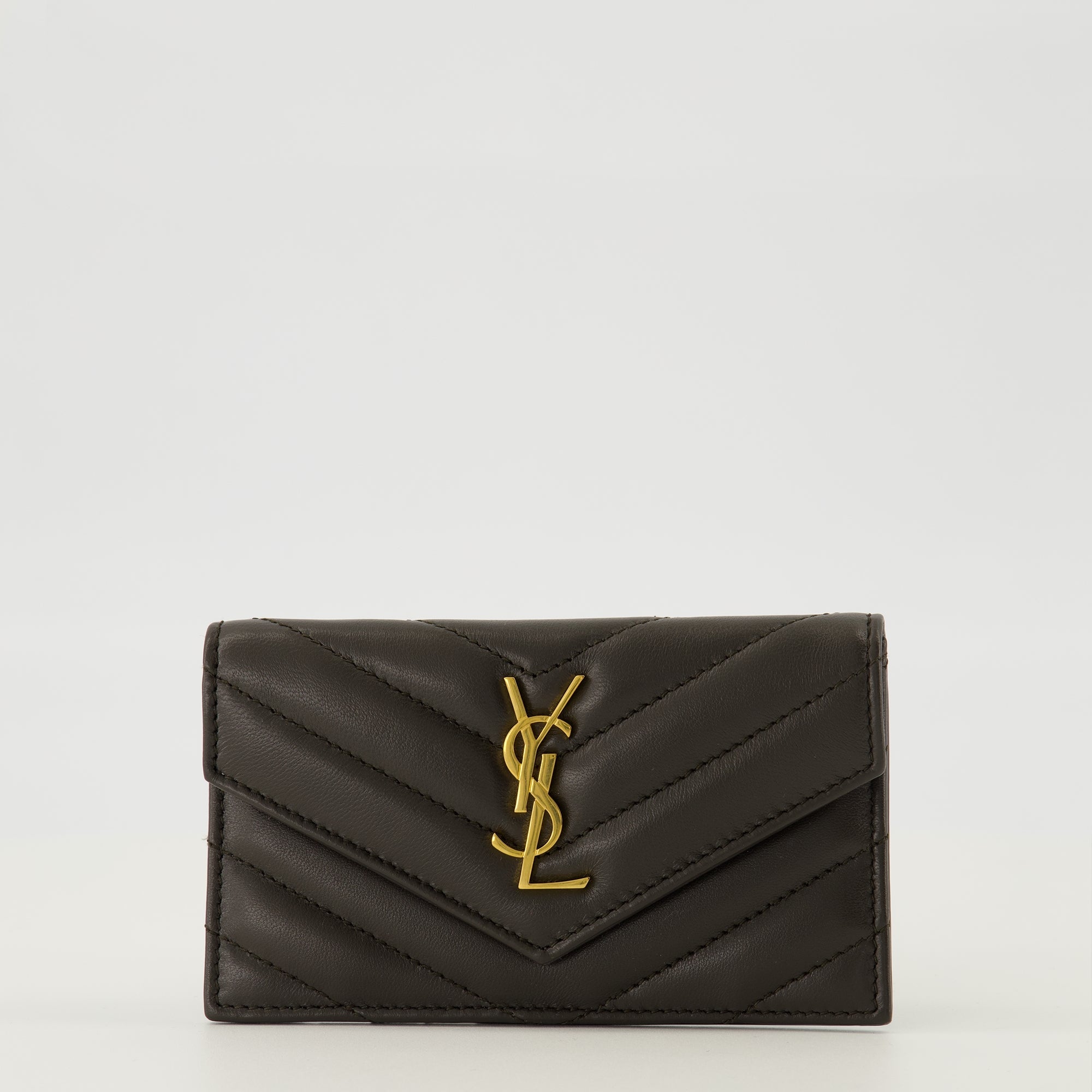 Saint Laurent cardholder, Cassandre Fragments, luxury accessories, designer cardholder, high-quality leather cardholder