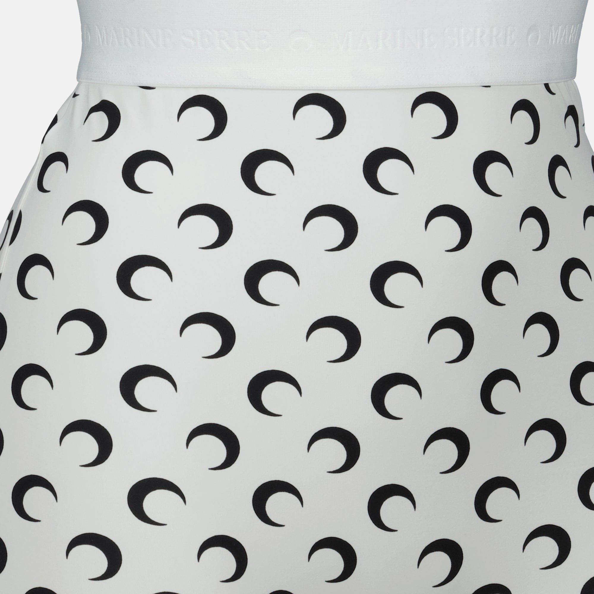 Moon bike shorts, Marine Serre shorts, high-waisted bike shorts, polyamide shorts, contemporary fashion