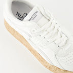 Freedots XL sneakers, leather sneakers, platform sneakers, Valentino Garavani, stylish footwear