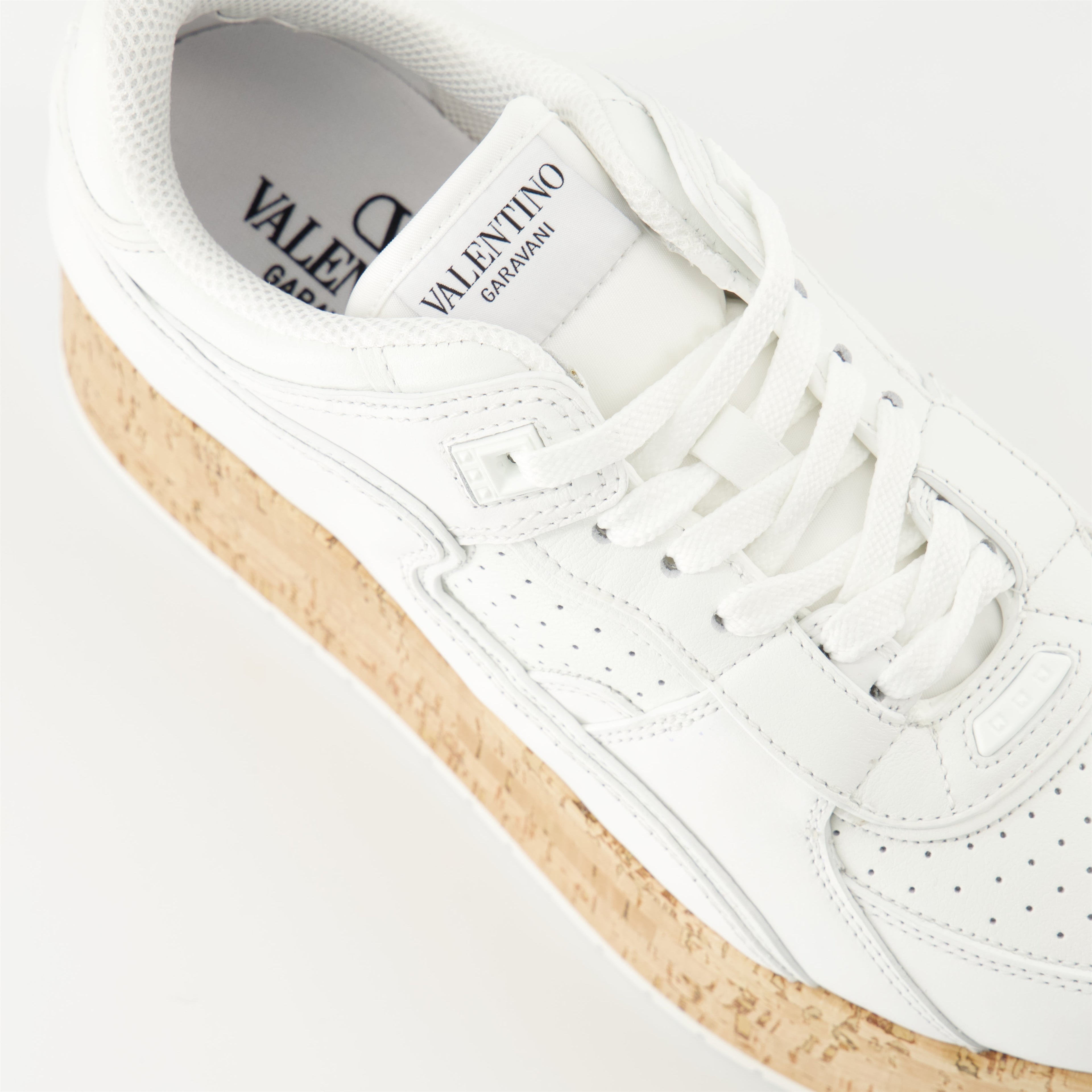 Freedots XL sneakers, leather sneakers, platform sneakers, Valentino Garavani, stylish footwear