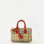 Image of Mini Bowling Check Bag by Burberry for Women - Season Spring-Summer 2026 - Front View