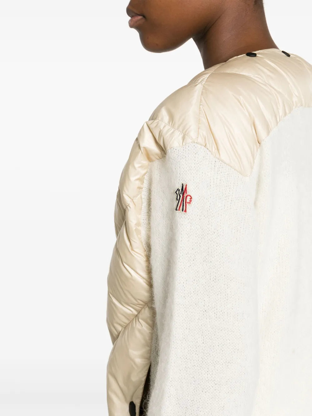 투-톤 베이지 재킷