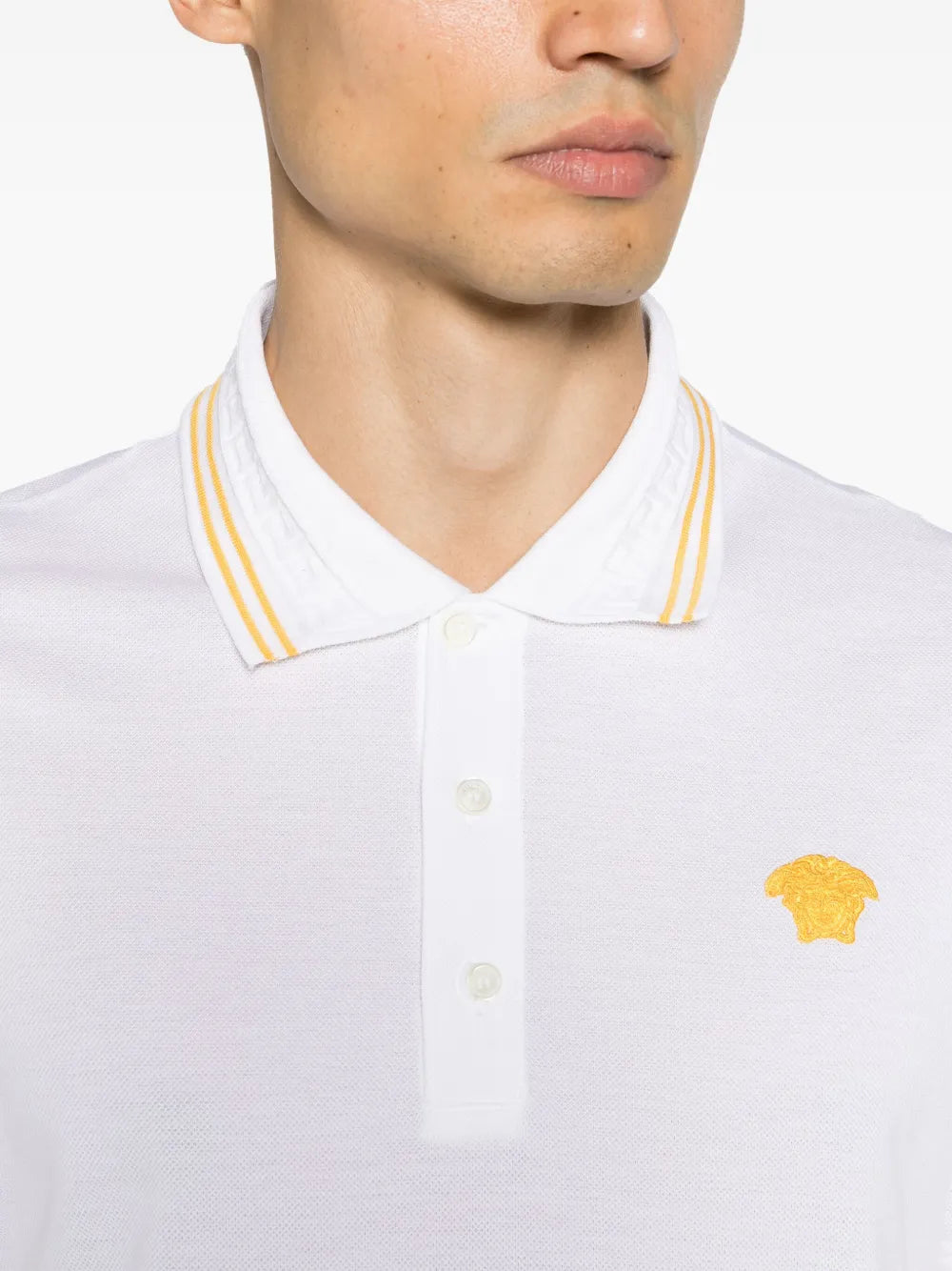 Polo Shirt Medusa Embroidery
