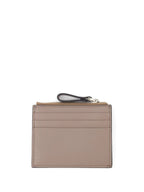 Valentino Garavani, VLogo wallet, luxury leather wallet, elegant accessory, beige wallet
